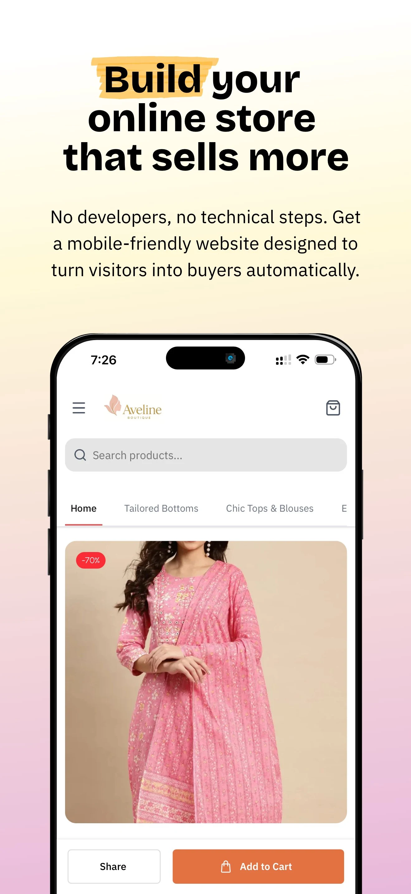 Xpress Site screenshot